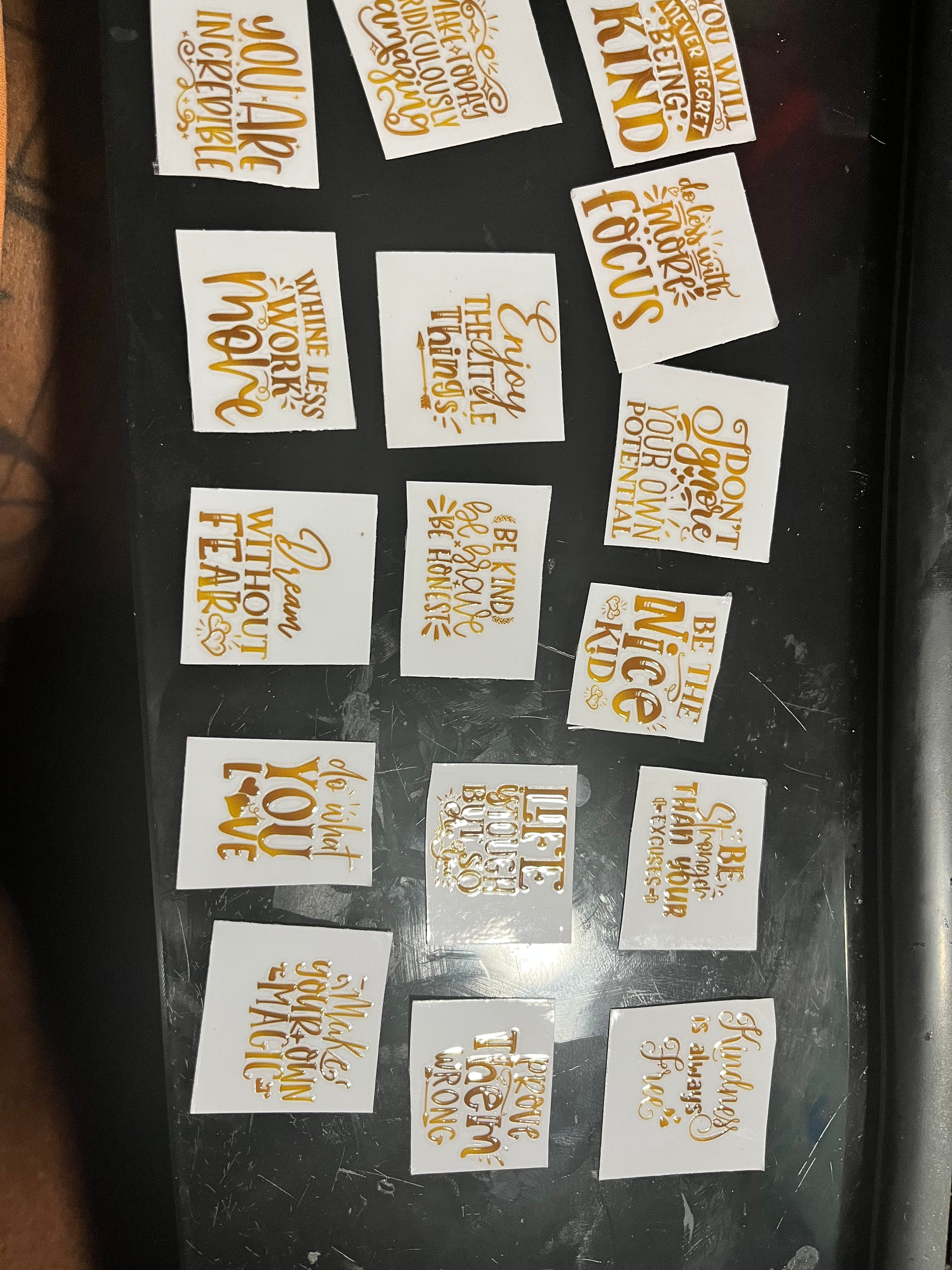 Regal Gifts- SHOTS- Shot Glasses with MOTIVATION or SARCASM