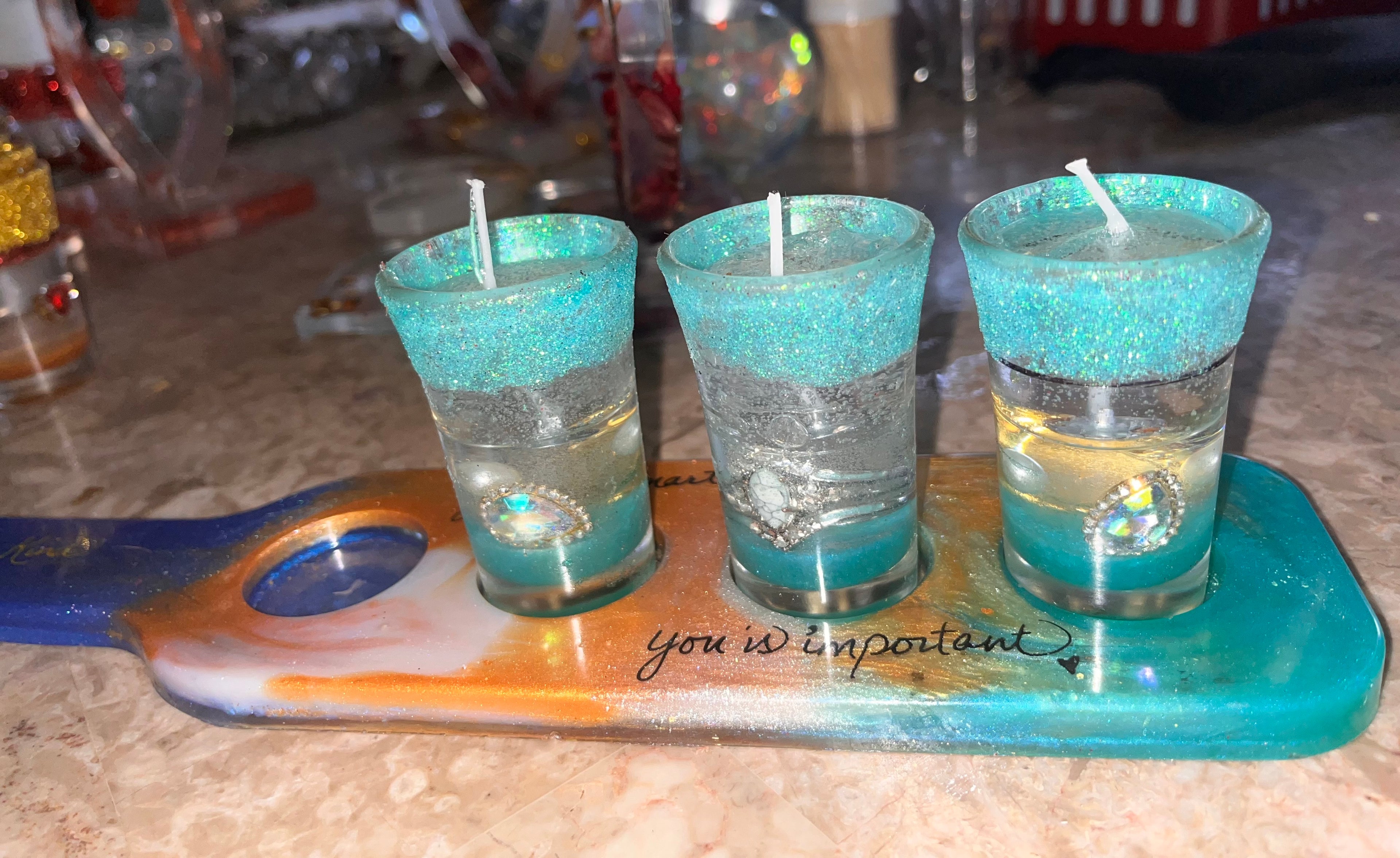 Marry Me SHOT Glass Candle- gift set