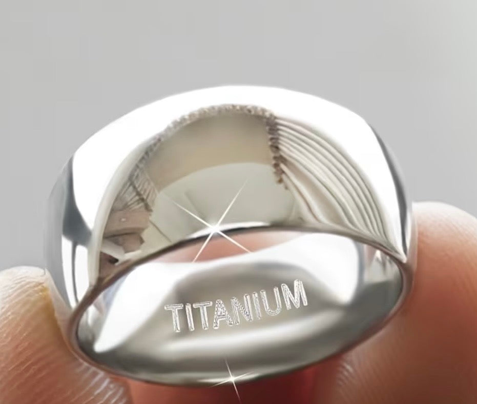 Titanium Unisex Wedding Band Ring- Regal Gifts