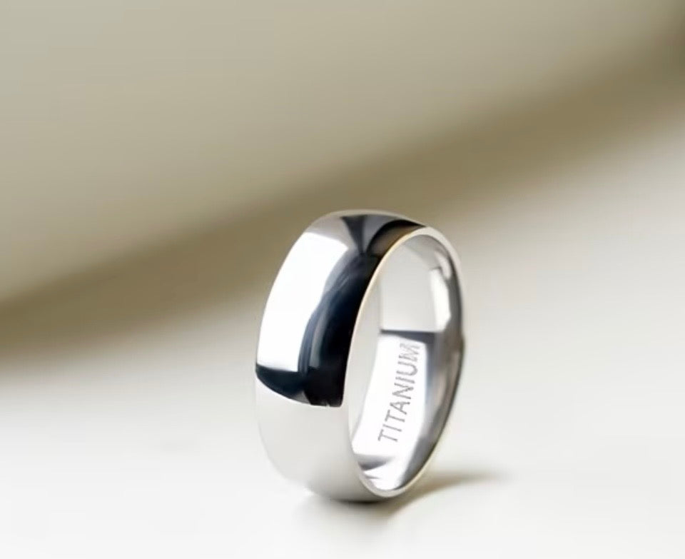 Titanium Unisex Wedding Band Ring- Regal Gifts