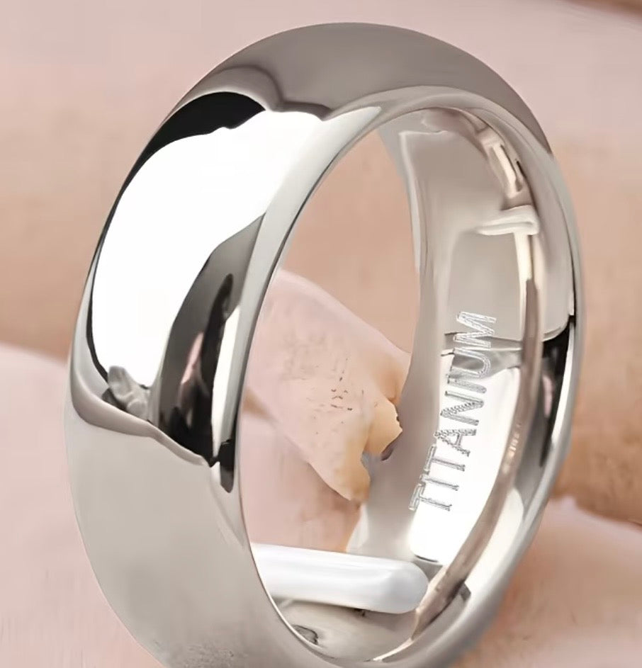 Titanium Unisex Wedding Band Ring- Regal Gifts